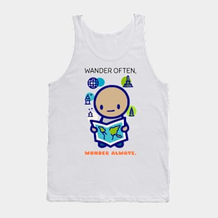 Wander Often Wonder Always Tank Top